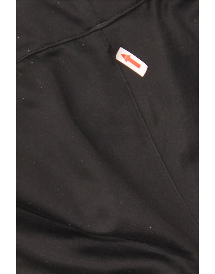 Pantaloni da tuta grafica da uomo Adidas, poliestere color block medio nero
