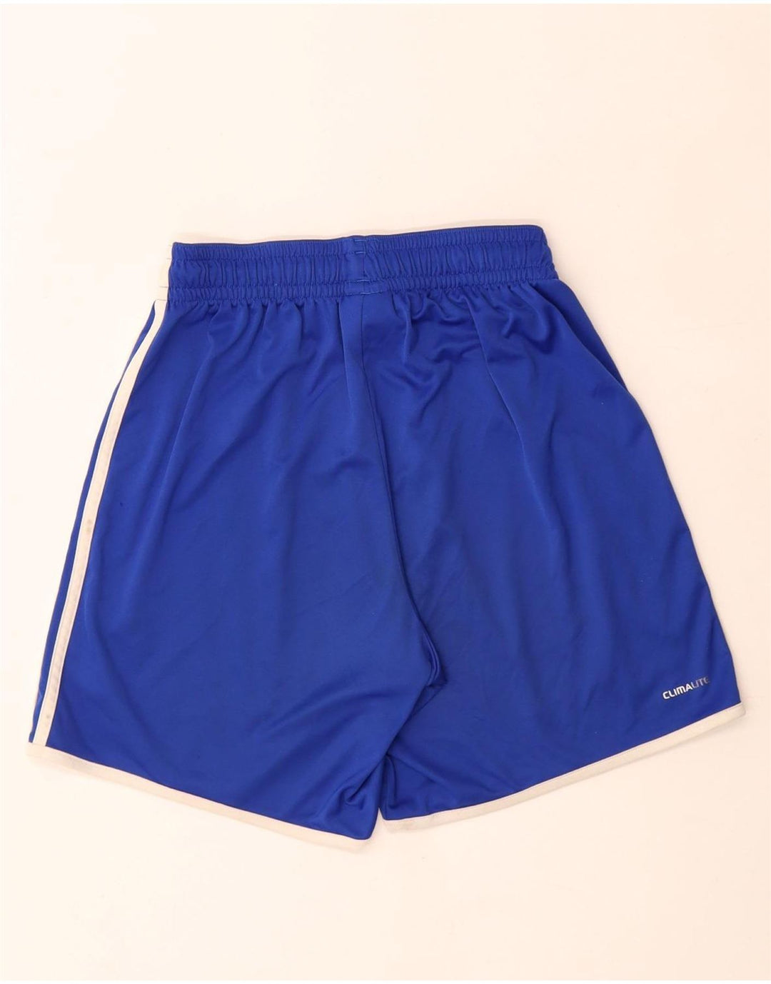 Pantaloncini sportivi ADIDAS da ragazzo Climalite 9-10 anni piccoli in poliestere blu