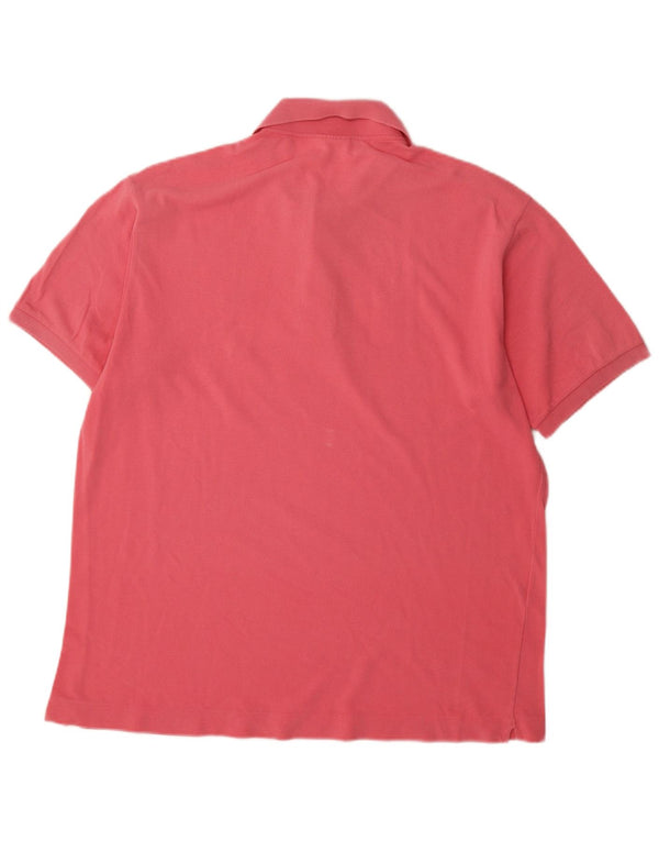 Polo da uomo LACOSTE taglia 6 XL in cotone rosa