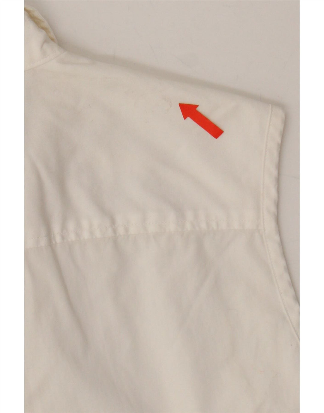 LACOSTE Womens Crop Sleeveless Shirt Size 40 Medium White Vintage Lacoste and Second-Hand Lacoste from Messina Hembry 