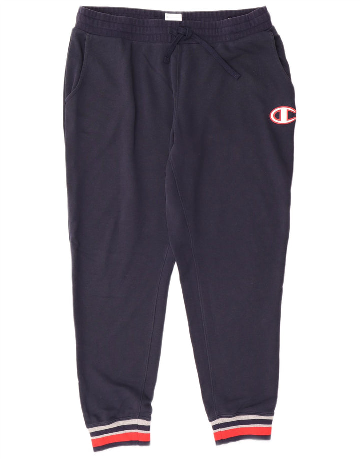 CHAMPION Pantaloni da tuta da uomo Joggers XL Blu Navy Cotone