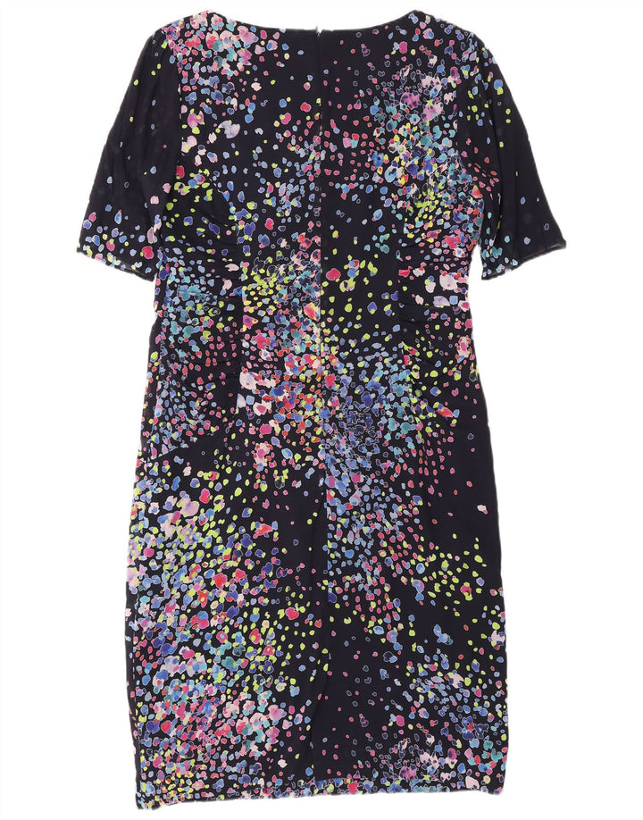 Abito tubino regolare da donna Hobbs UK 14 Seta screziata multicolore media