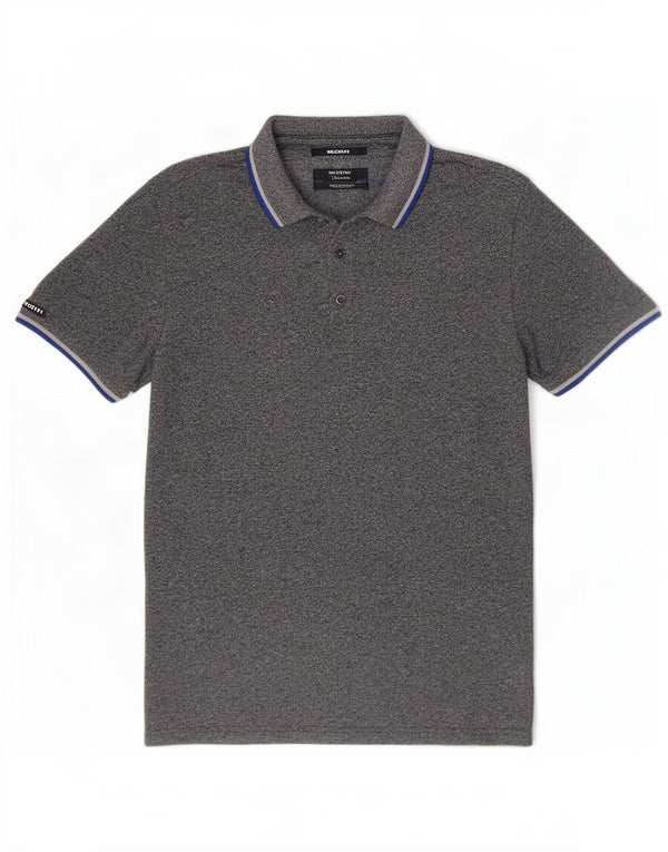 Polo da uomo Superdry in cotone blu navy medio