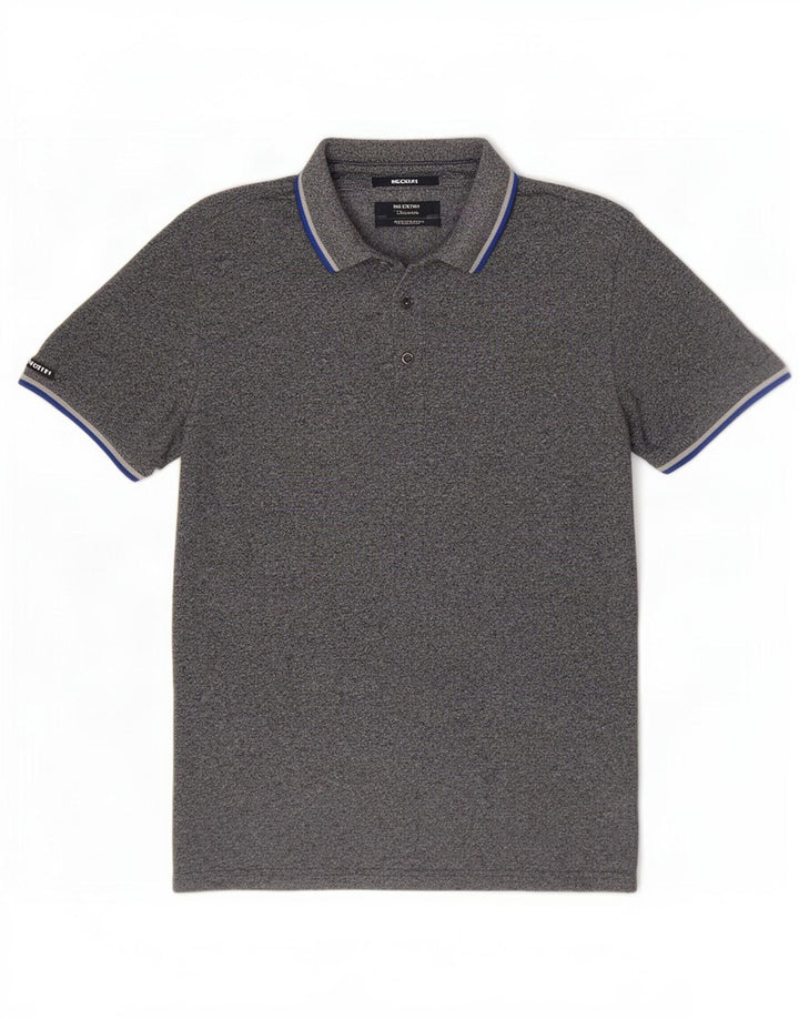 Polo da uomo Superdry in cotone blu navy medio