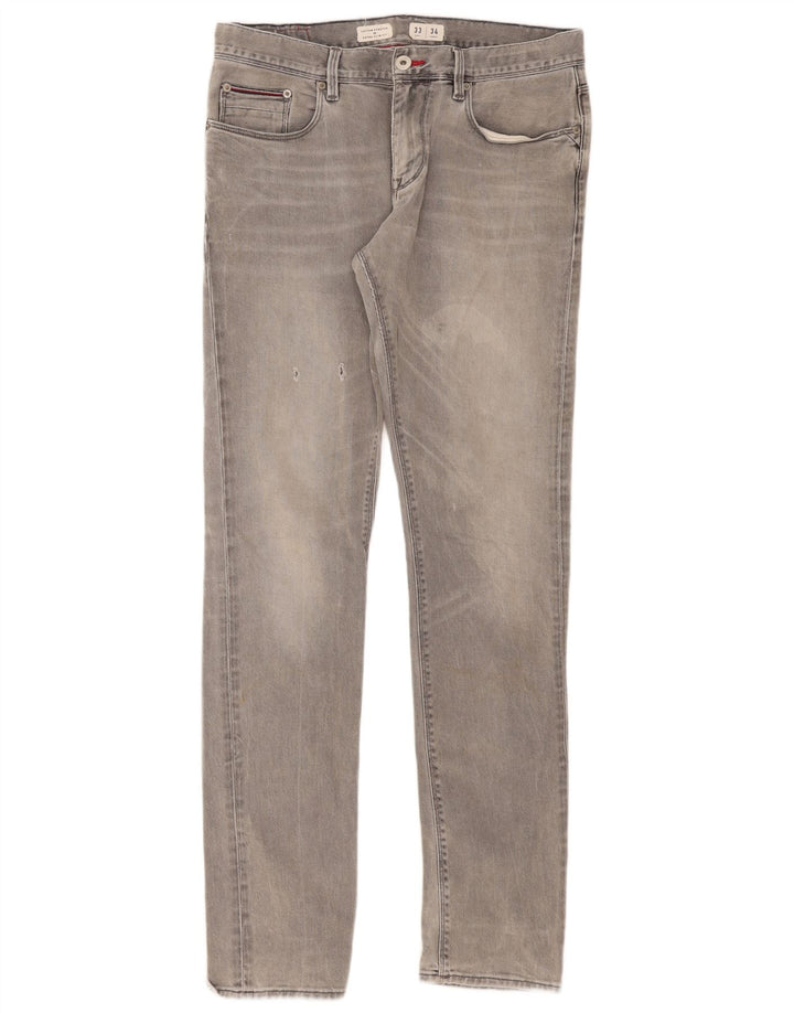 Tommy Hilfiger Uomo Layton Jeans Extra Slim W33 L34 Cotone Grigio