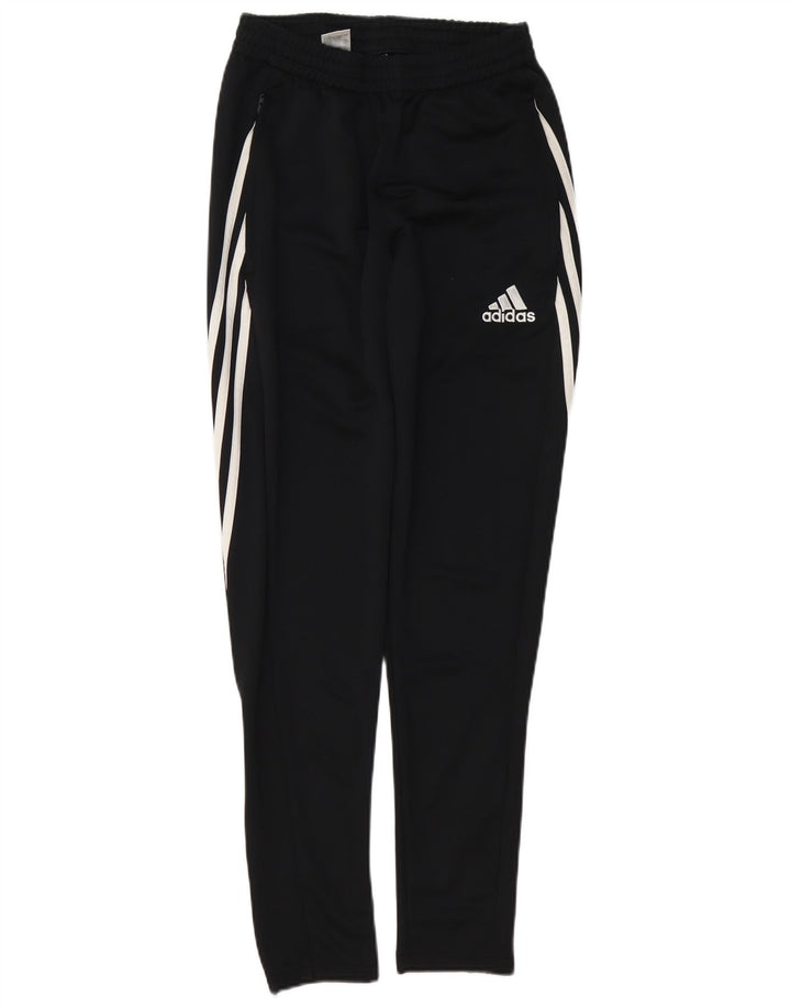 Pantaloni da tuta Adidas Climalite da uomo piccoli in poliestere nero
