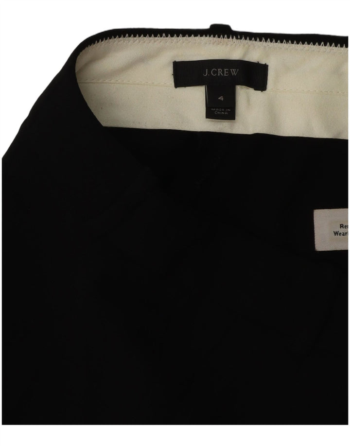 Pantaloncini chino con ancoraggio da donna J. CREW US 4 Small W32 poliestere nero