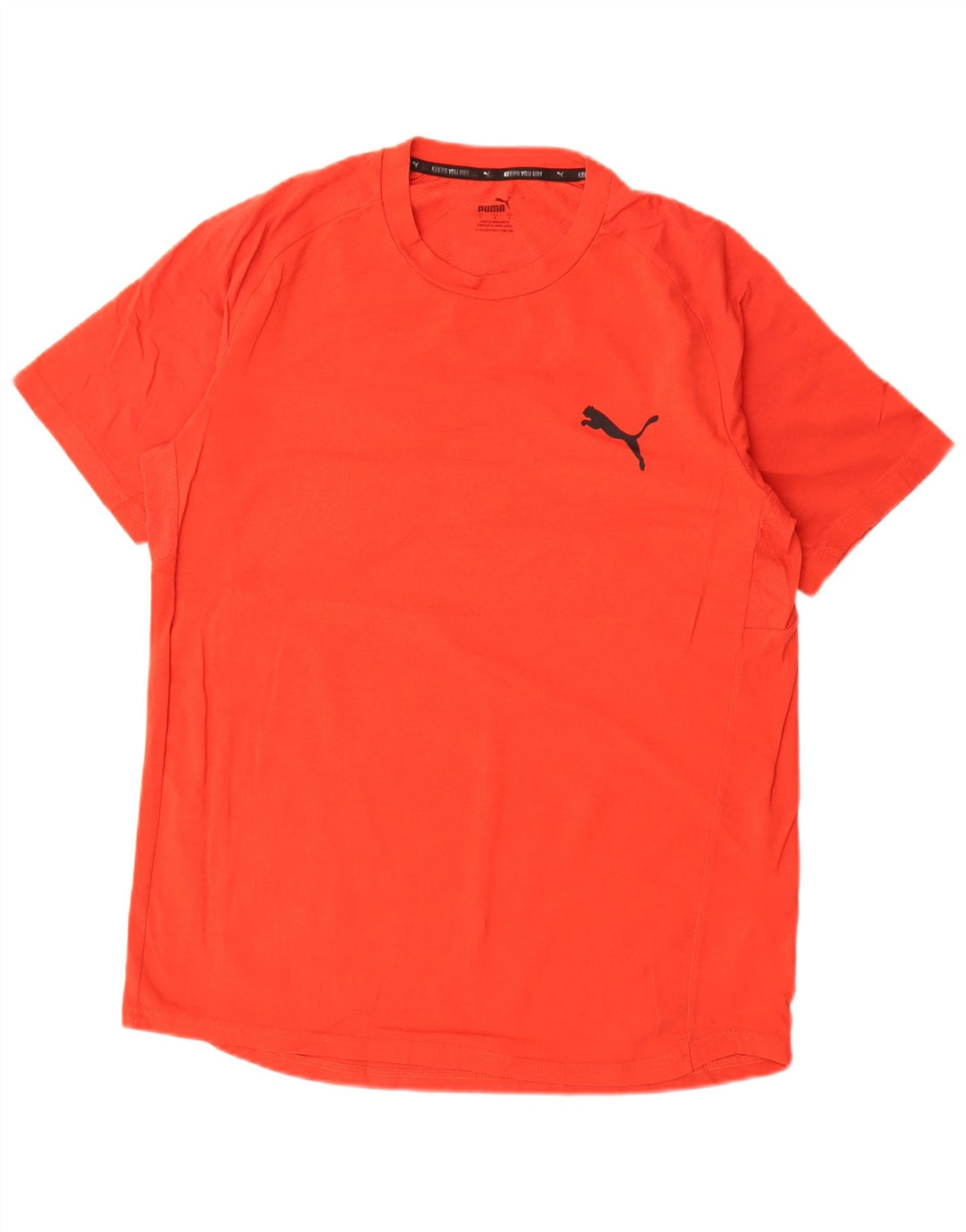 T-shirt da uomo Puma Top Large rossa in cotone