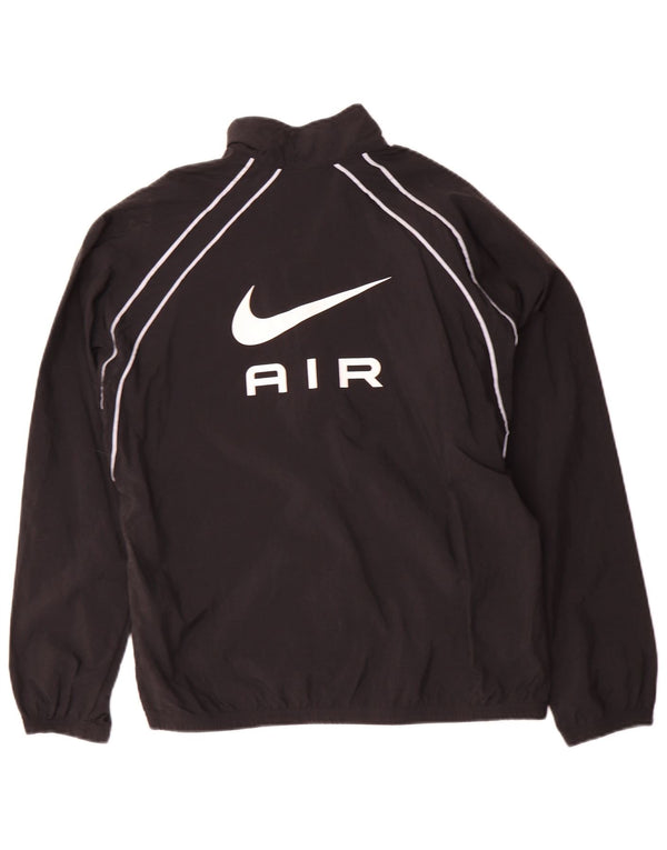 Giacca da ginnastica grafica da ragazzo Nike 13-14 anni XL nylon nero