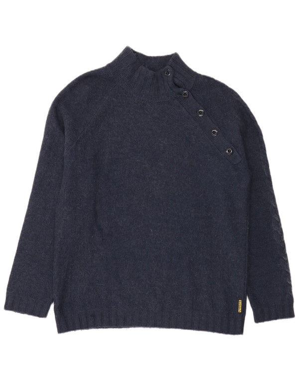 Armani Jeans Maglione da uomo con collo a bottoni 2XL Blu navy