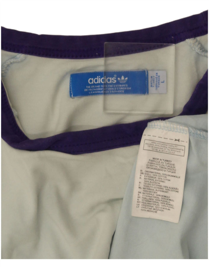 Maglietta Adidas da uomo Top Large in cotone blu