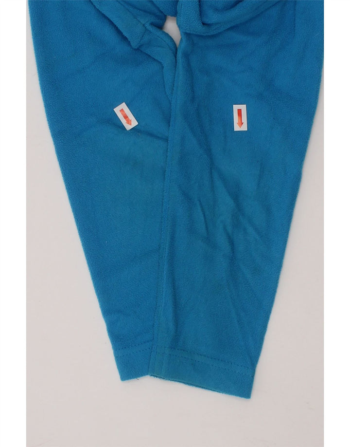 MOUNTAIN WAREHOUSE Boys Zip Neck Fleece Jumper 3-4 Years Blue Polyester Vintage Mountain Warehouse and Second-Hand Mountain Warehouse from Messina Hembry 