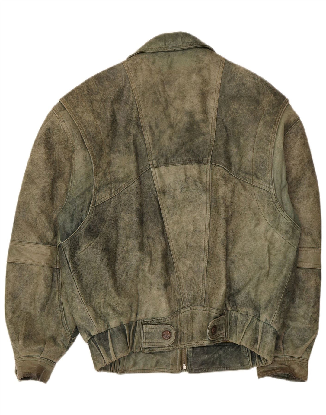 Giacca in pelle da uomo Douglas UK 38 Pelle color kaki medio