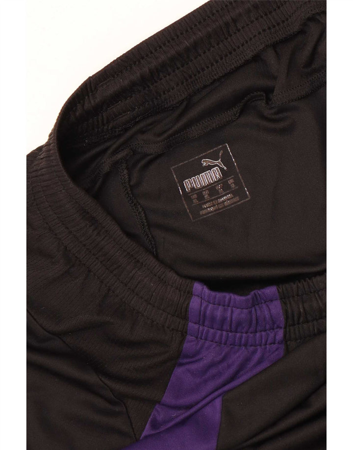 Pantaloncini sportivi grafici da uomo Puma XL color block nero