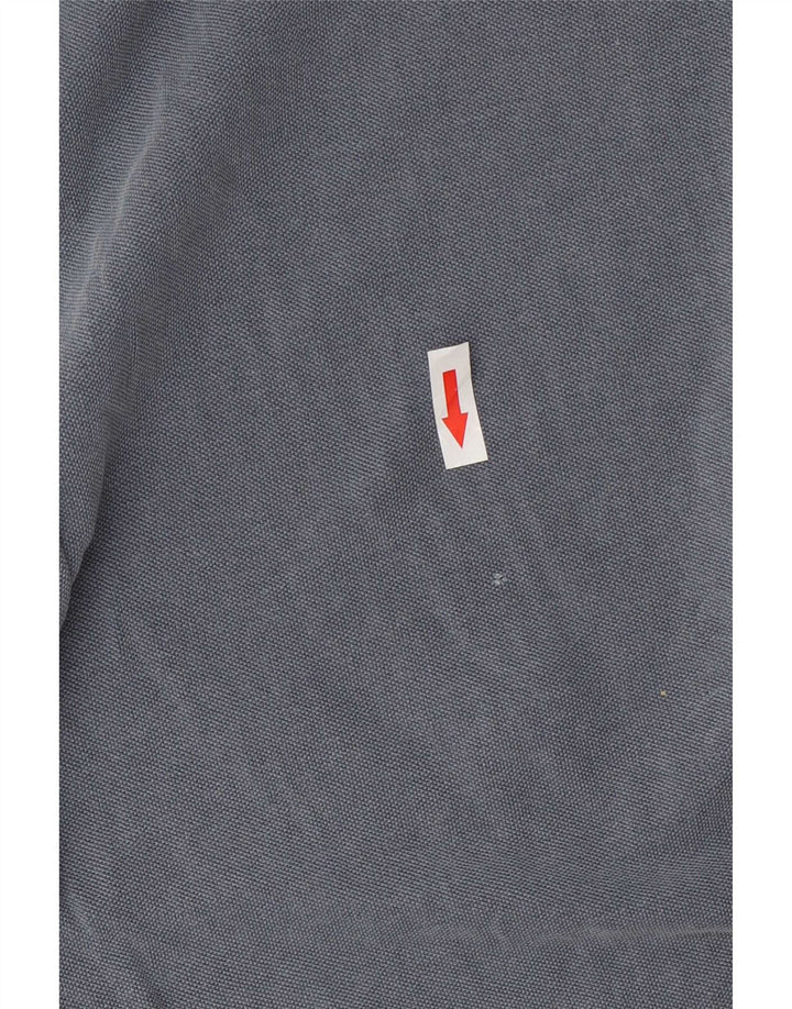 Massimo Dutti Polo da uomo piccola blu navy in cotone