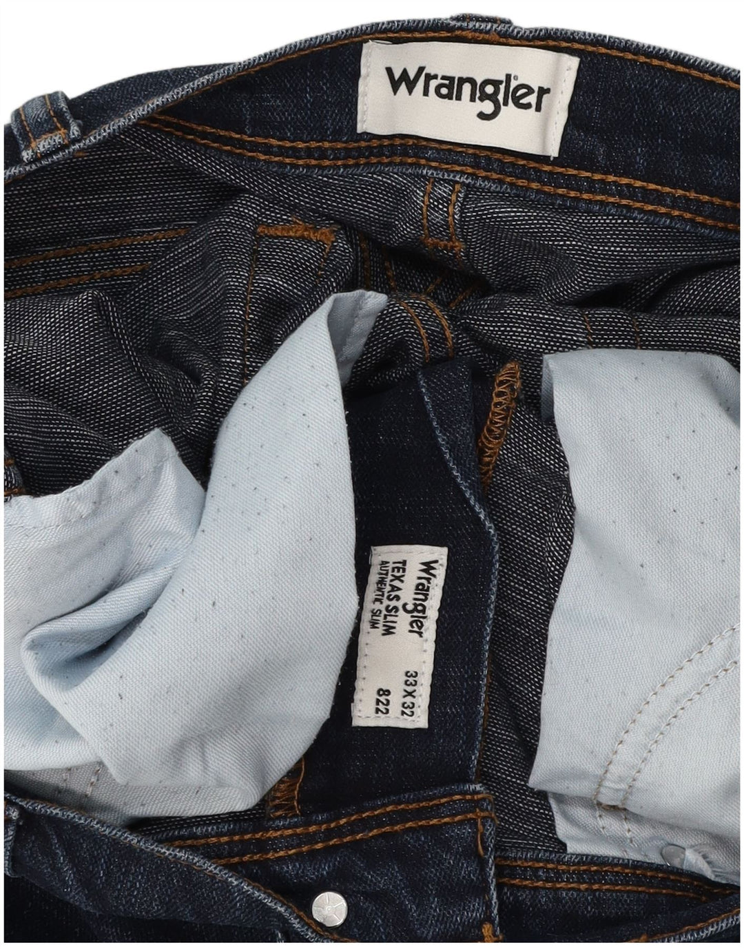 Jeans Wrangler Texas Slim da uomo W33 L32 Blu