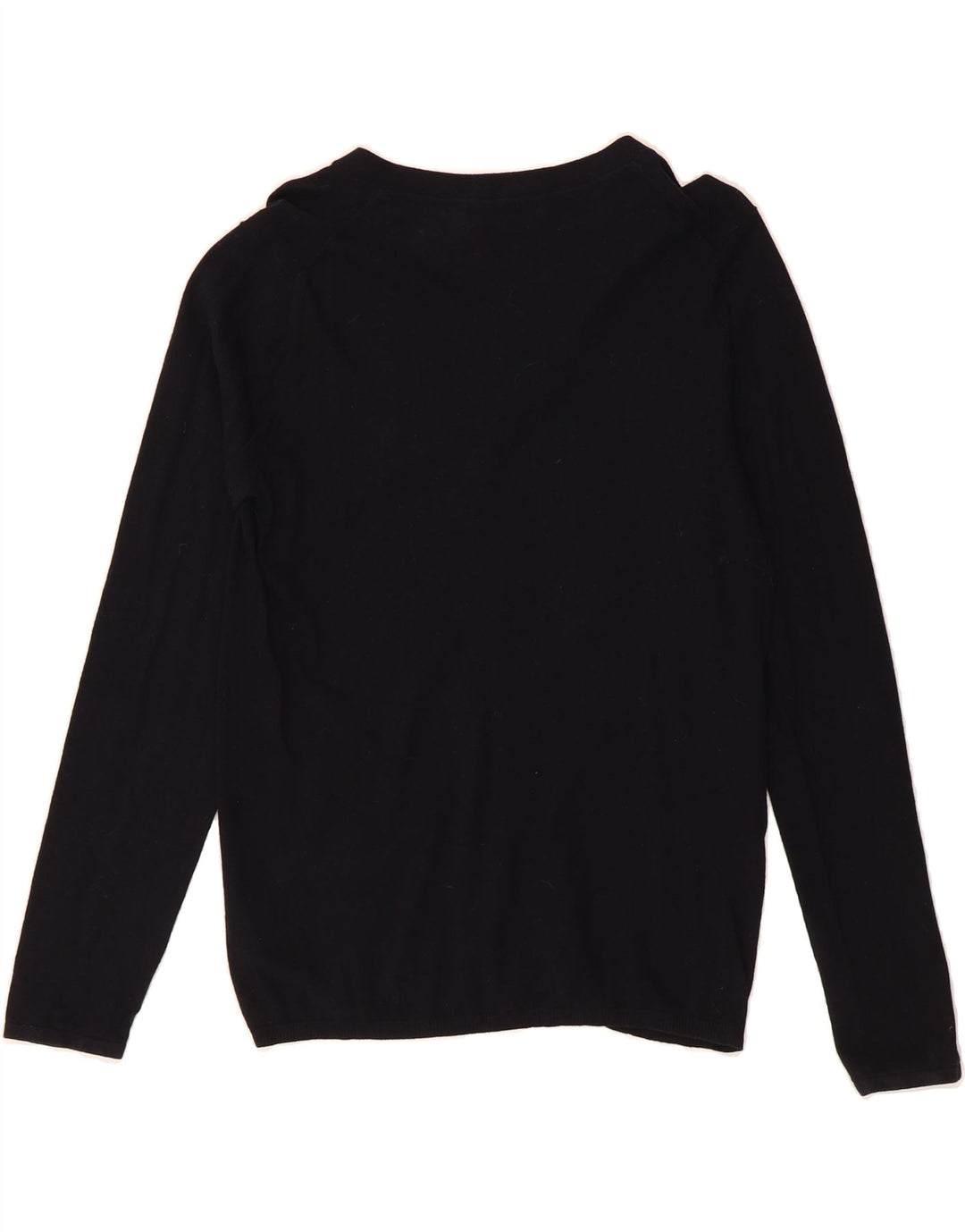 REISS Mens Cardigan Sweater Small Navy Blue Cotton Vintage Reiss and Second-Hand Reiss from Messina Hembry 