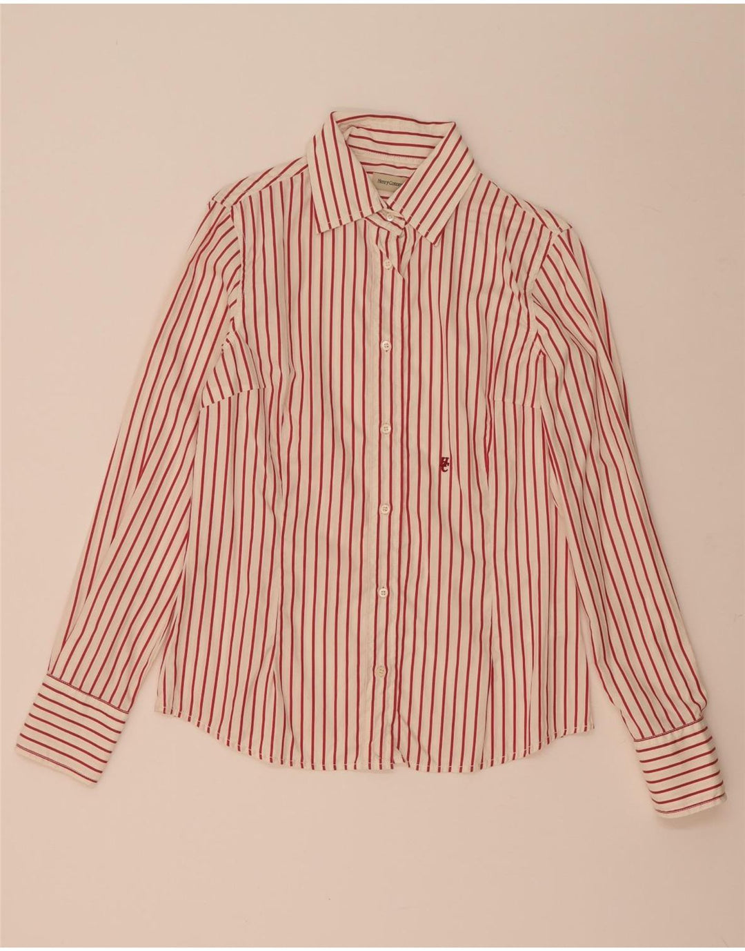 Camicia da donna Henry Cottons IT 44 Cotone a righe rosse medie