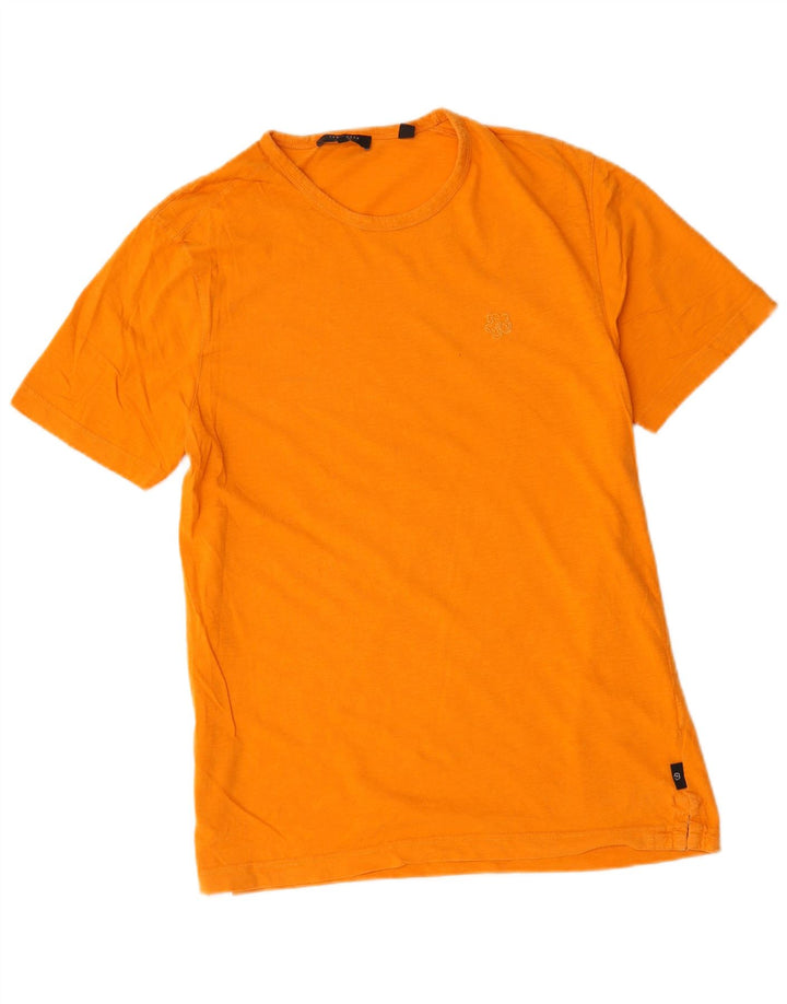 T-shirt da uomo Ted Baker taglia superiore 3 cotone arancione medio