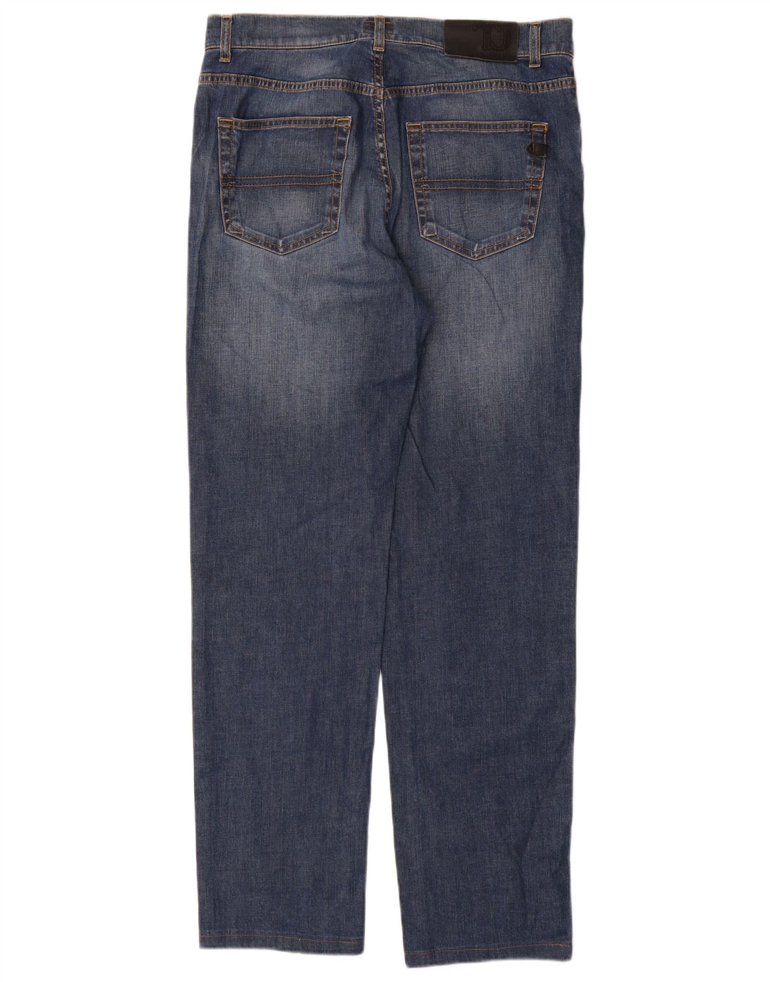 Jeans Dritti Donna Trussardi W35 L32 Blu Cotone