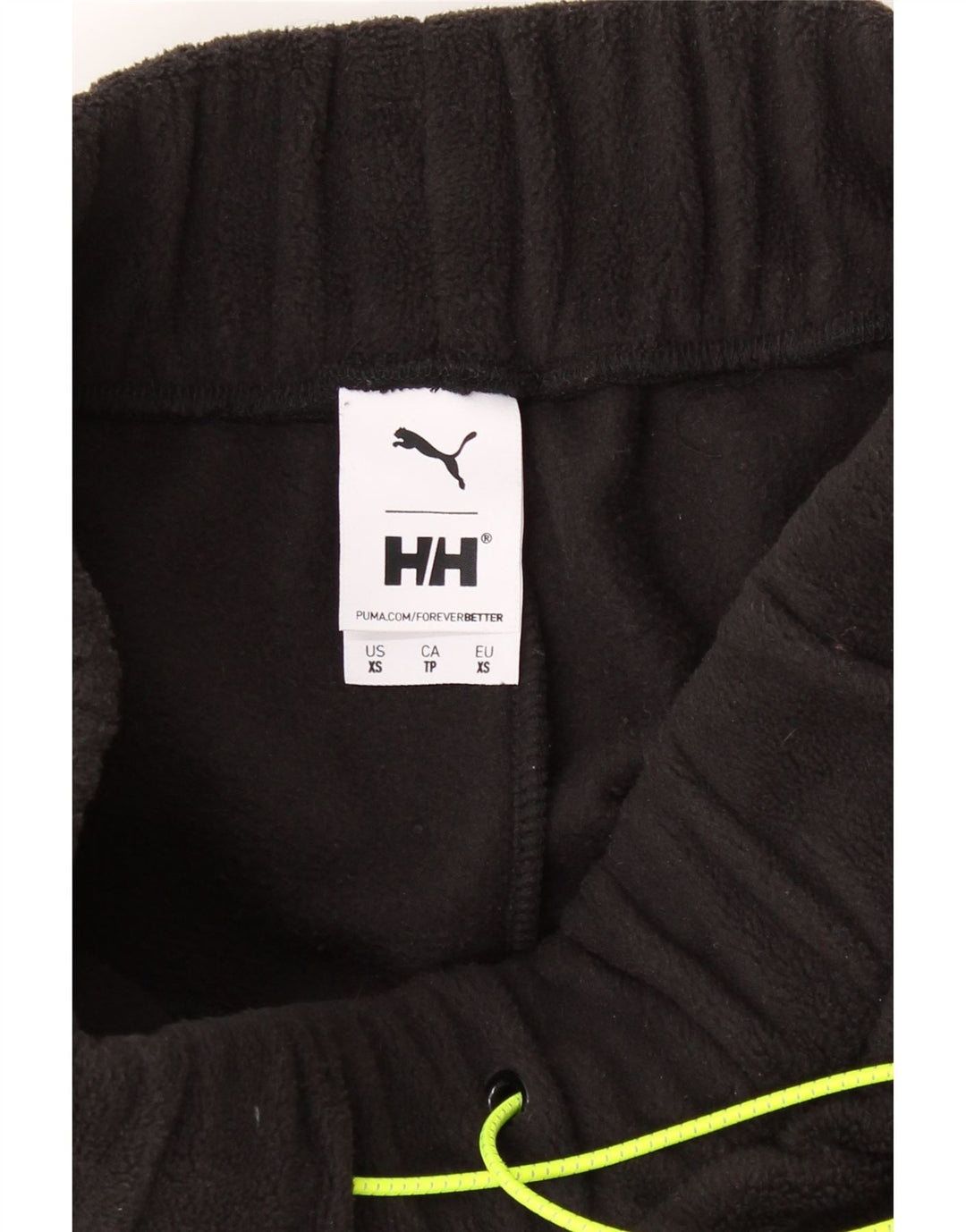 PUMA Mens Fleece Tracksuit Trousers Joggers XS  Black Polyester Vintage Puma and Second-Hand Puma from Messina Hembry 