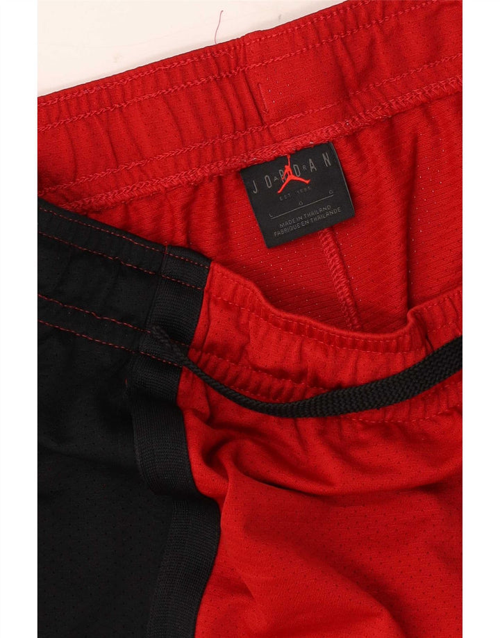 Pantaloncini sportivi Jordan da uomo grandi color rosso