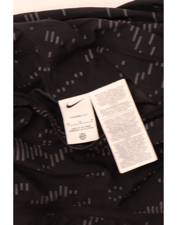 Giacca da ginnastica reversibile NIKE Therma-Fit da uomo, media, a righe nere