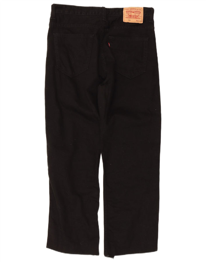Levi's Uomo 752 Jeans dritti W34 L26 Cotone Nero