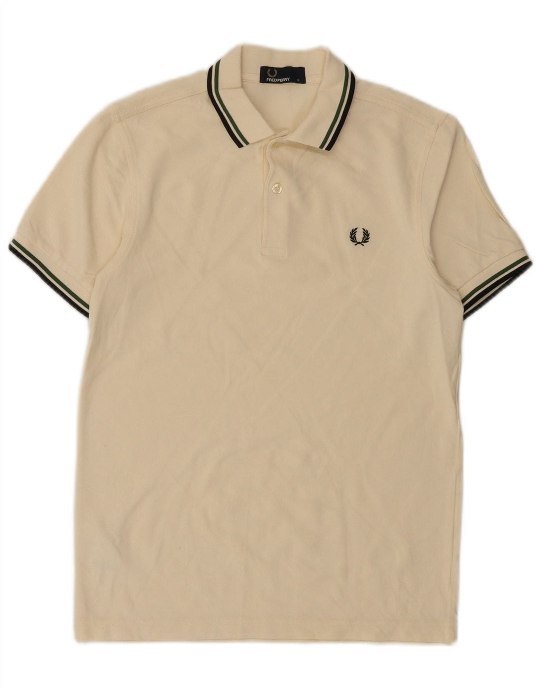 Polo da uomo Fred Perry piccola in cotone bianco