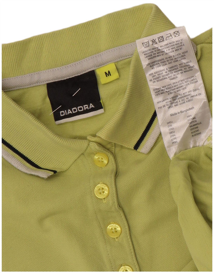 Polo Diadora Donna UK 12 Verde Medio Cotone