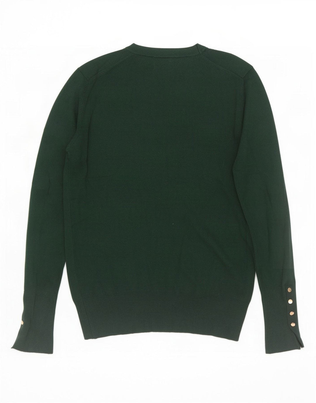 Maglione maglione girocollo da donna Zara UK 12 Viscosa verde medio