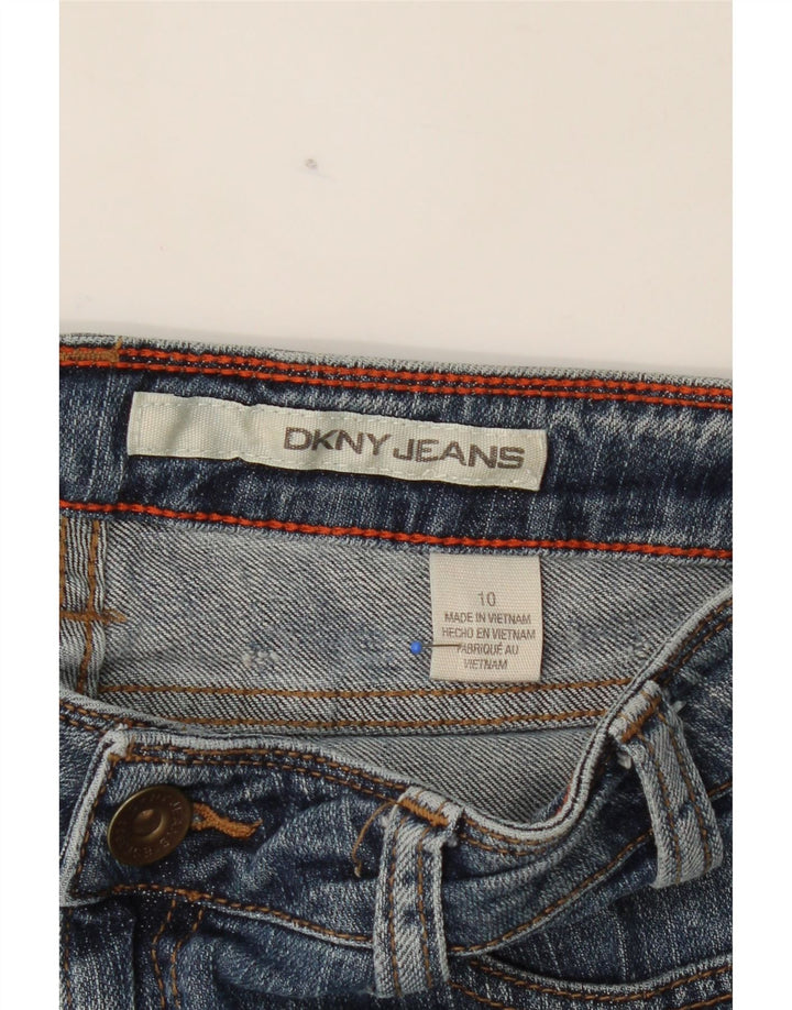 DKNY Womens Straight Jeans US 10 Large W32 L30 Blue Cotton Vintage Dkny and Second-Hand Dkny from Messina Hembry 