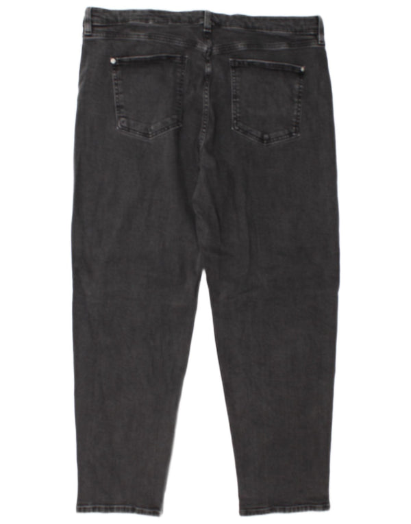 Jeans affusolati da donna Marks & Spencer UK 20 2XL W38 L29 Cotone grigio