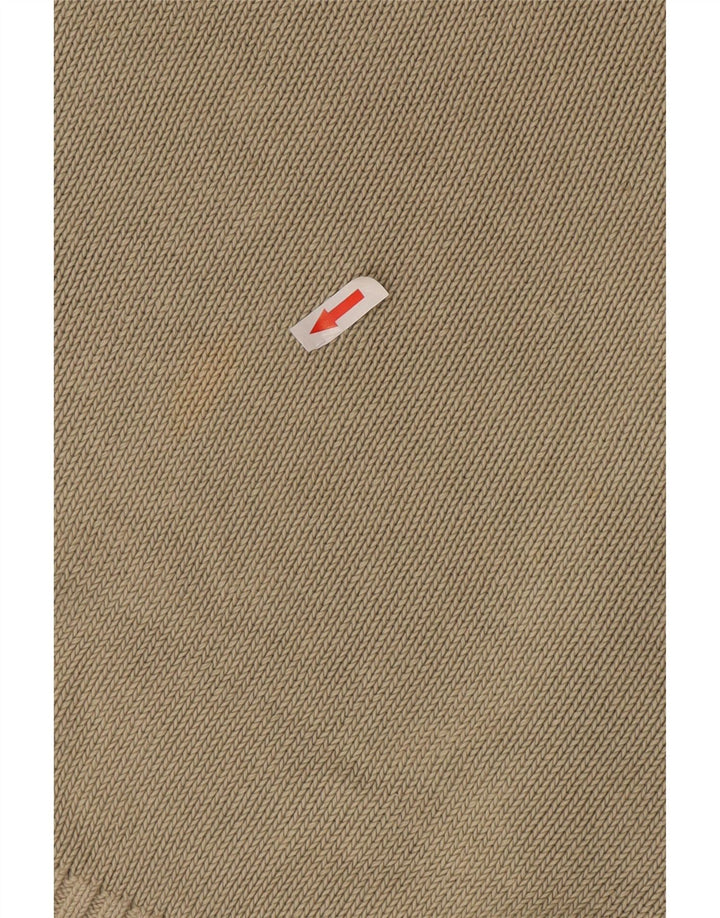 Maglione maglione girocollo da uomo Marks & Spencer grande cotone beige