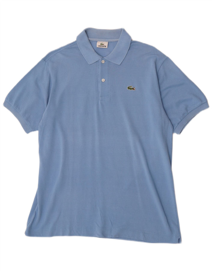 Polo da uomo Lacoste taglia 5 grande in cotone blu