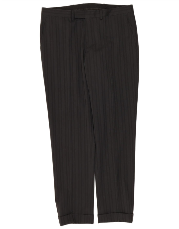 Completo da uomo 2 pezzi Massimo Rebecchi IT 50 Large W34 L31 Nero a righe