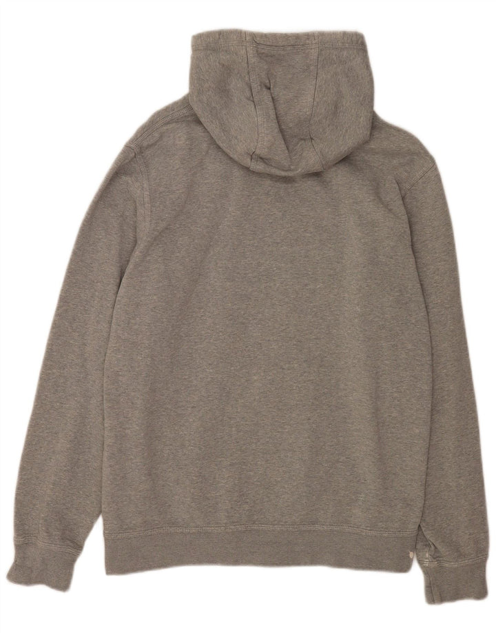Felpa con cappuccio da uomo Nike Large in cotone chiazzato grigio