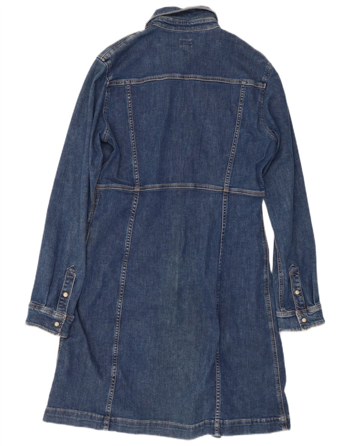 PEPE JEANS Abito in denim da donna UK 14 Grande cotone blu