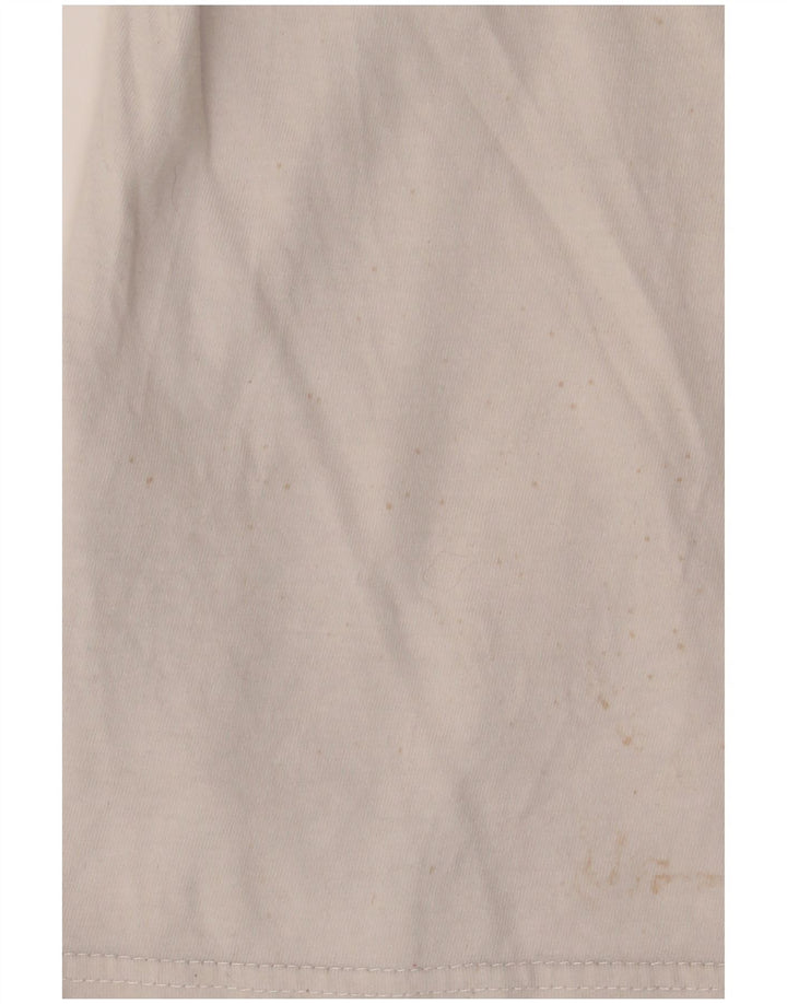 Ellesse Top grafico da uomo a maniche lunghe in cotone color block bianco medio