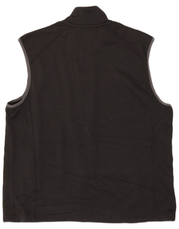 EDDIE BAUER Giacca da tuta senza maniche da uomo XL Poliestere nero