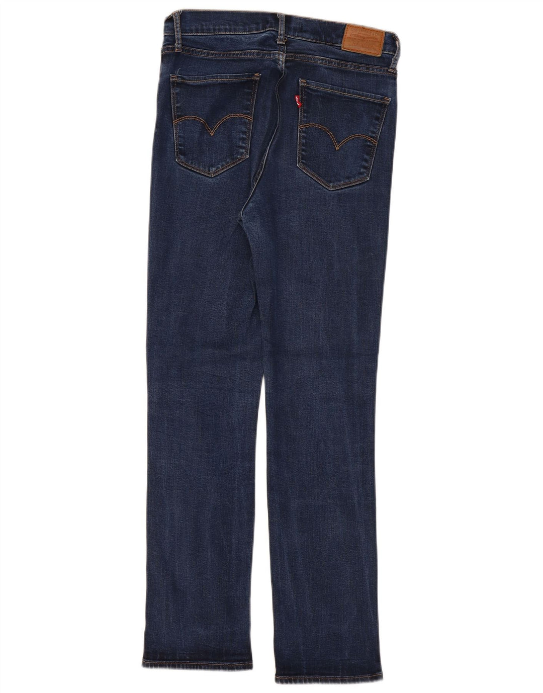 Jeans dritti a vita alta Levi's 724 da donna W30 L30 Lyocell blu