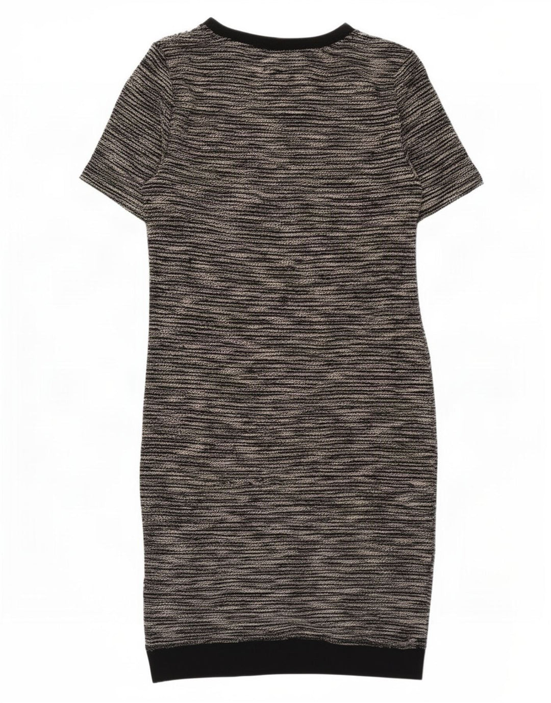 Abito tubino da donna Marks & Spencer UK 8 piccolo poliestere screziato beige