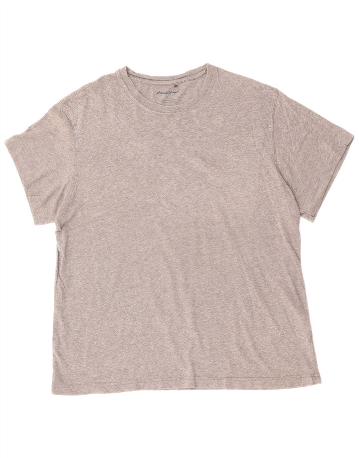 T-shirt da uomo EDDIE BAUER grande in cotone grigio