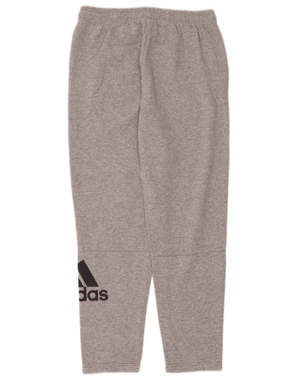 Pantaloni da tuta grafica da uomo Adidas Large in cotone grigio