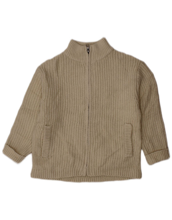 Maglione Cardigan ZARA per Neonato 18-24 Mesi Beige Acrilico