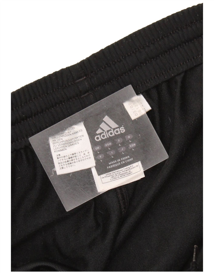 Pantaloni da tuta da uomo Adidas Joggers grandi in poliestere nero