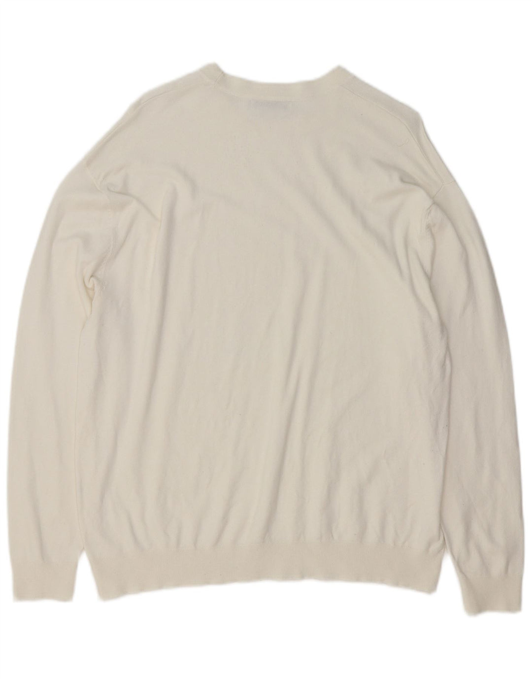 Maglione maglione girocollo da uomo Zara bianco medio