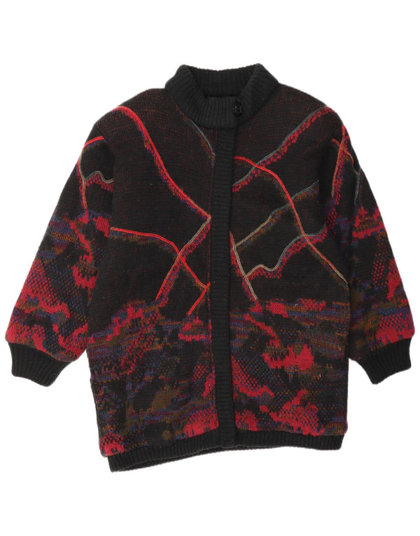 Maglione cardigan da donna con motivo astratto Jeffrey Brownleader UK 14 Medium B