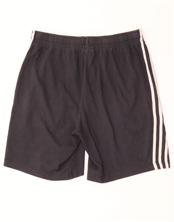 Pantaloncini sportivi Adidas da uomo medio cotone nero