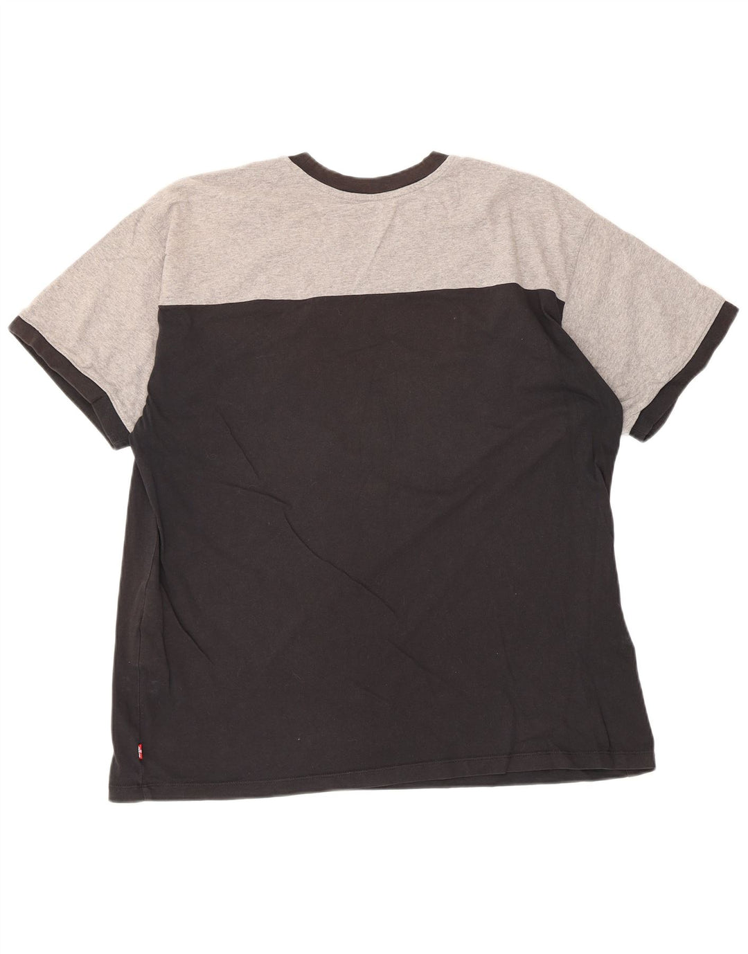 Levi's T-shirt grafica rilassata da uomo in cotone color block medio nero